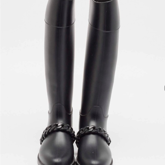 Women's Givenchy Botte Pluie Rain Boots – Great Condition SIZE 38 - Picture 5 of 7